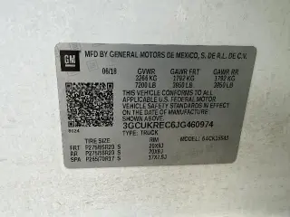 Chevrolet Silverado 1500 2018 4x4 LT 4p Cabaína de Tripulación 5.8 ft. SB
