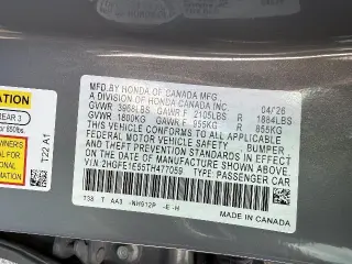 Honda Civic 2026 Si 4dr Sedán