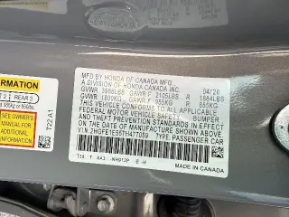 Honda Civic 2026 Si 4dr Sedán