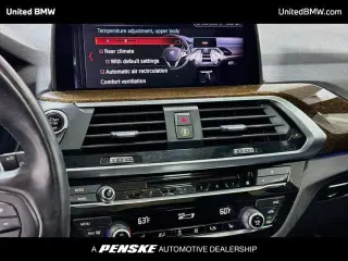 BMW X3 2019 tracción total (AWD) xDrive30i, 4 puertas, vehículo de actividad deportiva