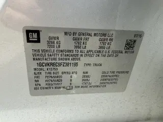 Chevrolet Silverado 1500 2015 4x4 LT 6dr Cab Doble Cuadruple 6.5 ft. BA