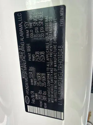 Hyundai SANTA FE 2024 SEL SUV de 4 puertas