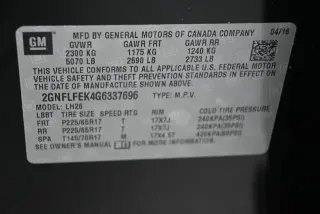 Chevrolet Equinox 2016 AWD LT 4dr SUV