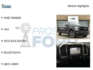 Ford F-150 2015 4x4 XLT 4p SuperCrew 5.5 ft. CB