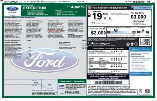 Ford Expedition 2019 4x4 Platinum 4p SUV