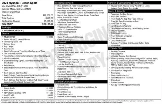 Hyundai TUCSON 2021 Sport 4dr SUV