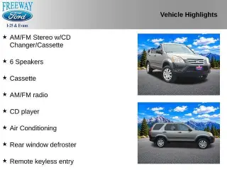 Honda CR-V 2005 4x4 EX 4p SUV