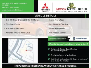 Mitsubishi Outlander PHEV 2024 AWD SEL 4dr SUV