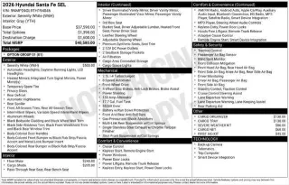 Hyundai SANTA FE 2026 SEL 4dr SUV