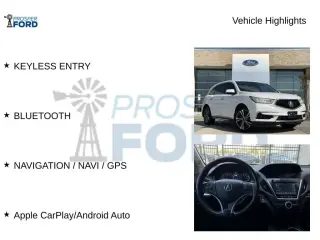 Acura MDX 2020 con transmisión SH-AWD y 4 puertas, SUV de lujo
