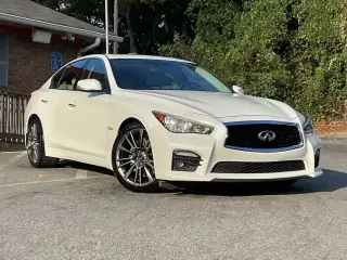 INFINITI Q50 2017 Rojo Sport 400 4p Sedan