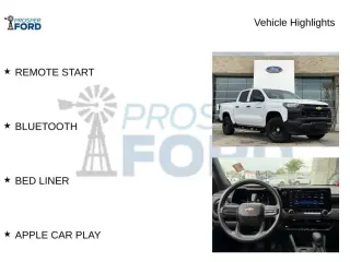 Chevrolet Colorado 2023 4x2 Work Truck 4dr Crew Cab 5 ft. SB