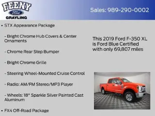 Ford F-350 Super Duty 2019 4x4 XL 4p Crew Cab 8 ft. LB SRW Pickup
