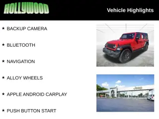 Jeep Wrangler 2024 4x4 Sport 4dr SUV