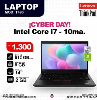 Laptop Intel Core i7 - 10ma.