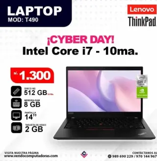 Laptop Intel Core i7 - 10ma.
