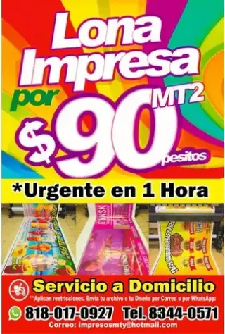 LONAS  MONTERREY w 8124138556