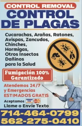 EXTERMINADOR DE PLAGAS 100%