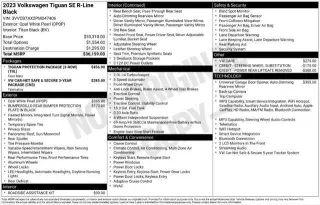 Volkswagen Tiguan 2023 SE R-Line Negro 4p SUV