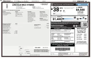 Lincoln MKZ Hybrid 2014 4dr Sedán