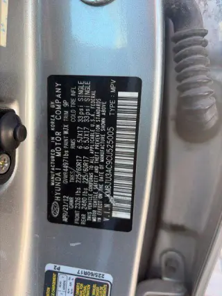 Hyundai TUCSON 2012 GLS 4dr SUV