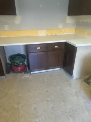 Tile installation