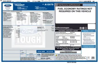 Ford Transit 2020 350 XL 3 puertas LWB techo bajo van para pasajeros
