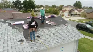 Roofing instalatión