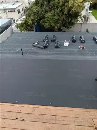 Roofing instalatión