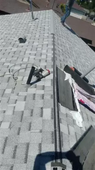 Roofing instalatión