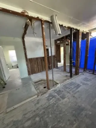Demolition and cleaning