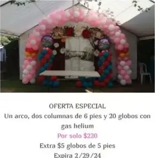 DECORACION CON GLOBOS 🎈