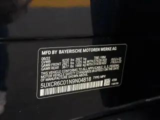 BMW X5 2022 AWD xDrive40i 4dr Vehículo Deportivo de Actividades Deportivas