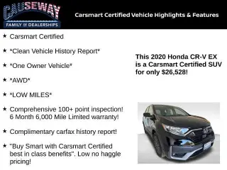 Honda CR-V 2020 AWD EX 4dr SUV
