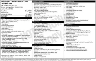 Toyota Tundra 2022 4x4 Plata 4dr CrewMax Cab Pickup SB