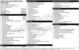 Toyota Tacoma 2023 4x4 TRD Pro 4p Cab Doble 5.0 ft SB 6M