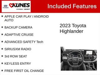 Toyota Highlander 2023 AWD L 4p SUV