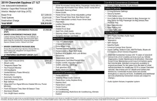 Chevrolet Equinox 2019 LT 4p SUV con 1LT