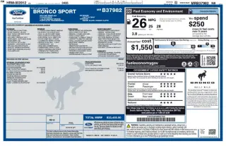 Ford Bronco Sport 2024 AWD Big Bend 4dr SUV