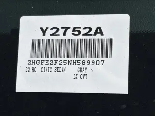 Honda Civic 2022 LX 4dr Sedán