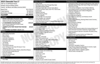 Chevrolet Trax 2025 LT 4dr Crossover