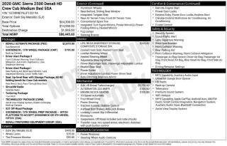 GMC Sierra 2500HD 2020 4x4 Denali 4p Cabina Extendida SB