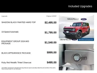 Ford Bronco 2025 4x4 Big Bend 4puerta SUV