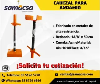 Tornillo con Cabezal para viga