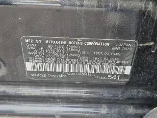 Mitsubishi Outlander 2019 AWD SE 4dr SUV