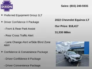 Chevrolet Equinox 2022 LT 4dr SUV w/1LT