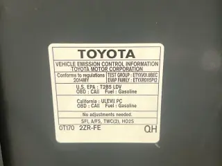 Toyota Corolla 2014 LE 4dr Sedán