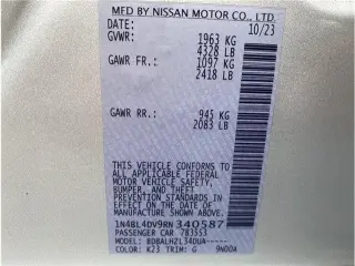 Nissan Altima 2024 2.5 SV 4dr Sedán