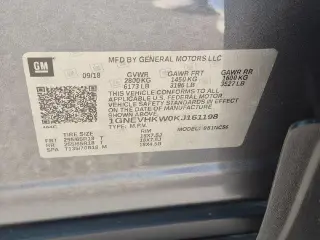Chevrolet Traverse 2019 4x4 LT Cuero 4d SUV