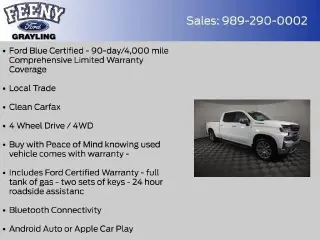 Chevrolet Silverado 1500 2020 4x4 LTZ 4dr Crew Cab 5.8 ft. SB